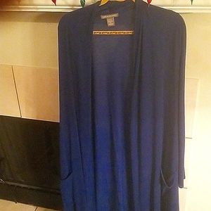 Kate & Mallory blue long duster